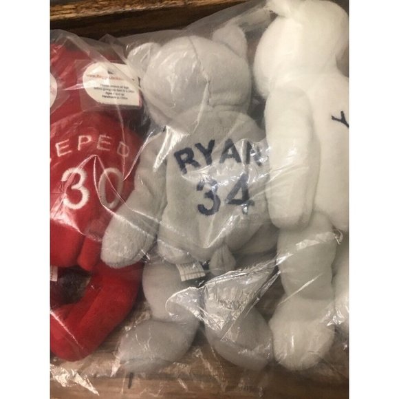 BEANIE Bears REGGIE JACKSON '99 BASEBALL Hall of Fame Set of 4 Collectable - Picture 6 of 12